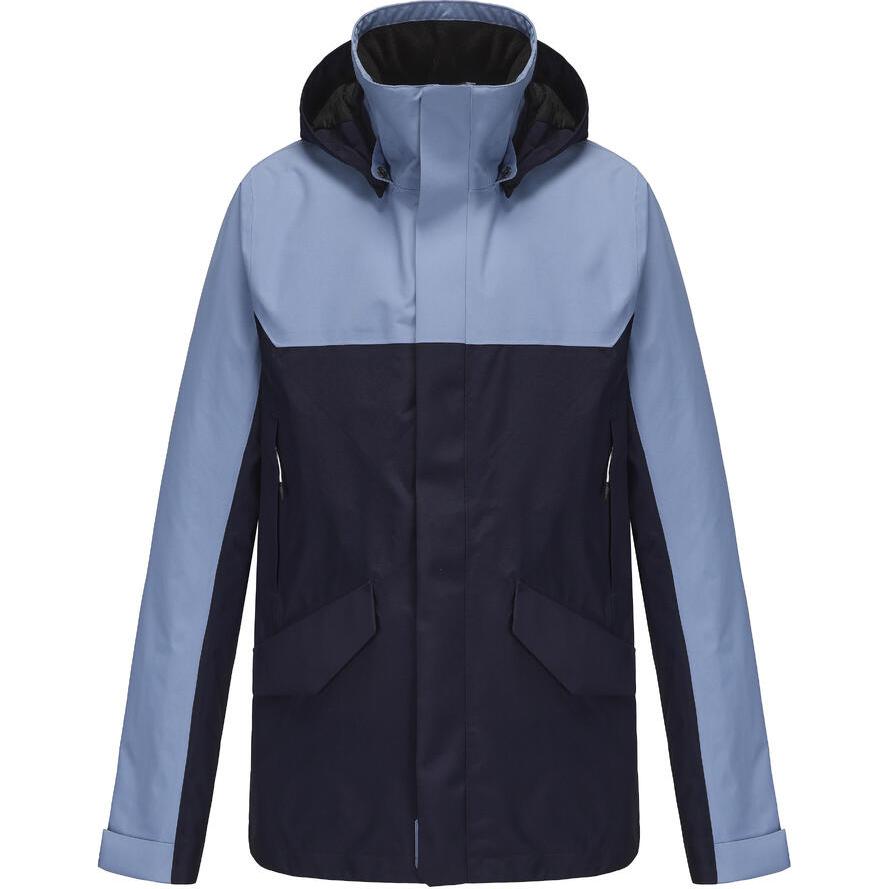 

DECATHLON Waterproof, Windproof, Thermal, Water Repellent Windbreaker Jacket Men s Black/Blue XL-180/108B