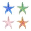 Glass Starfishs Figurines Decors Crystal Sea Animals Ornament for Aquarium Decors Glass Star Fish Statue Collectibles Gift