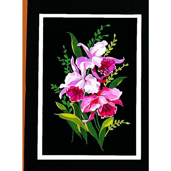 Canevas Pénélope Antique Orchidées 30x40cm