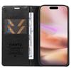 For iPhone 16 Plus Case Magnetic Auto-Absorbed Leather Phone Cover