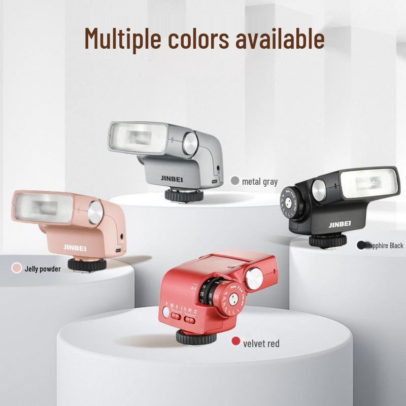 8K Shell Hi-5 Retro Flash for DSLR & Mirrorless Cameras - Mini External Hot Shoe Light