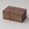 Walnut Wood Tissue Box Long-Lasting for Living Room, Bedside Table