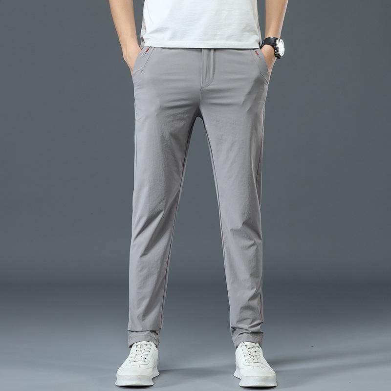 Pantalones Casuales Elásticos Ajustados de Alta Gama para Hombre 2023 - Modernos, Versátiles, Estilo de Negocios