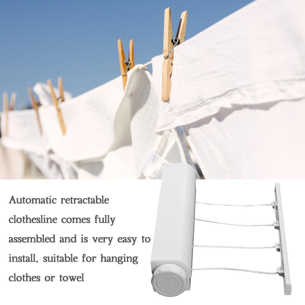 Clothes Hanger Rope Retractable Outdoor Towel Line Flexible Clothesline String Multi-functional Laundry Hangers for Supplies