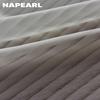 1PC NAPEARL Fabric Upgrade Solid Color Stripe White Tulle Curtain Warm Sheer For Bedroom Living Home Window Decoration