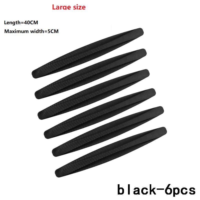 6/4Pcs Anti-collision Car Bumper Protector Large/Small size Strip Guard Corner Protection Strips Scratch Crash Blade Auto Tools