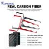 Für Toyota Yaris 2006 2007 2008 2009 2010 2011 Echter Weicher Carbonfaser-Aufkleber LHD Auto Mittelkonsole CD AC Knopf Zubehör