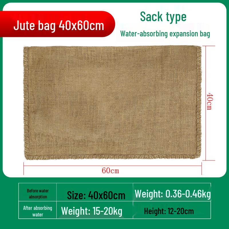 Water-Absorbing Expandable Sandbag for Household Flood Control - Jute Non-Woven Flood Prevention Bag