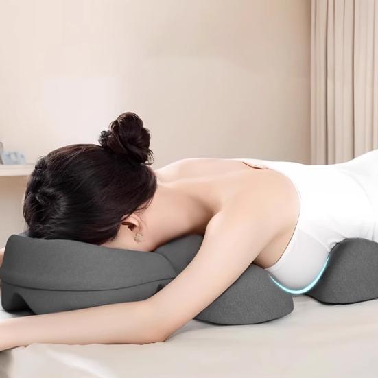 Polštář na obličej Paměťová pěna Podložka pod hlavu Podložka pod hrudník Masážní polštář pro polohu na břiše pro Domácí Lázně Spánek Pooperační Zotavení