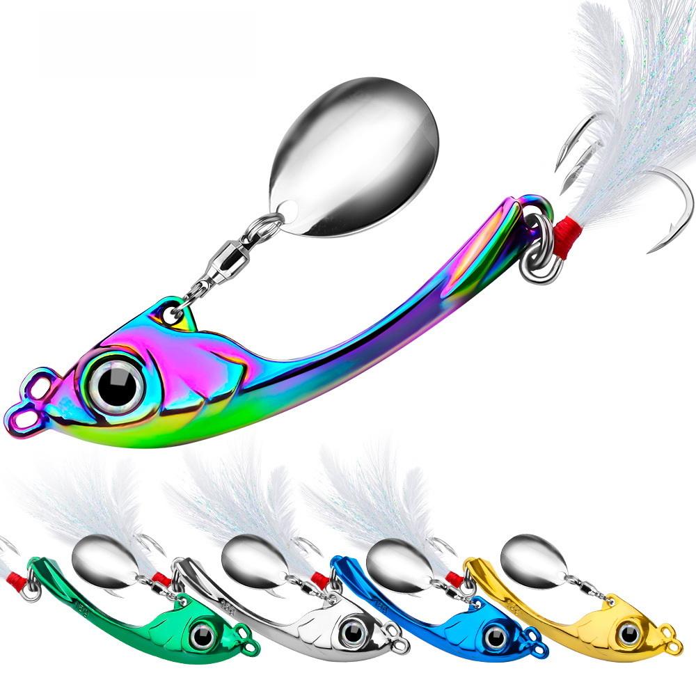 

1 шт. воблер The Bait Rotary Spoon тонет жесткую приманку, ZPG