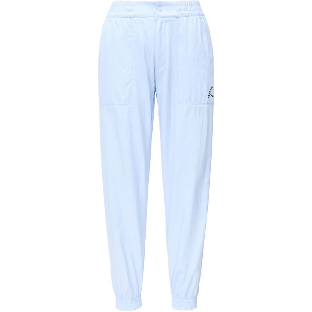 Jordan Casual Logo Print Cuffed Sweatpants Women Bottoms Ice-Blue DV1453-411