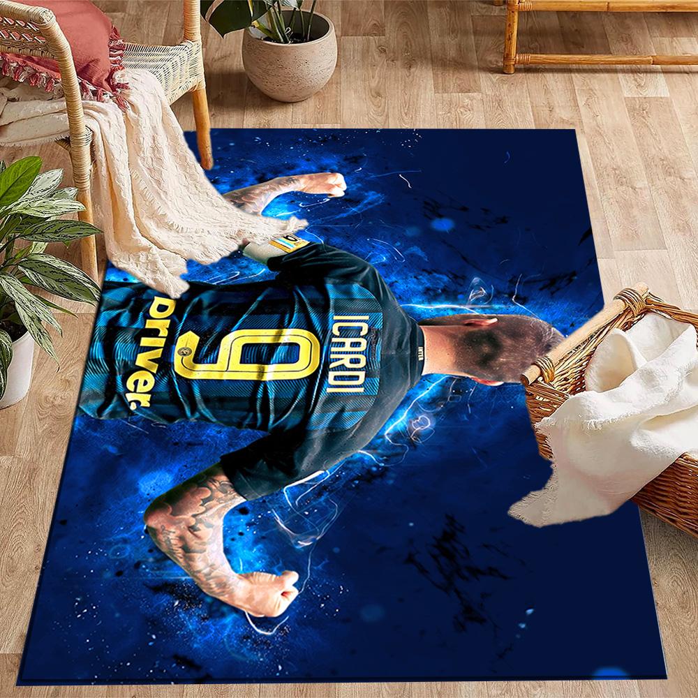 Argentina Football Player Carpet Suitable for Dining Room Bedrooms Entryway Game Room Anti-slip Rug Office Home Decor Gift for Festivals