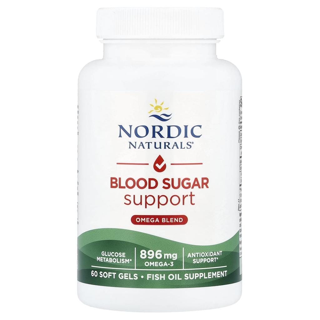 Blood Sugar Support, Omega Blend, 60 Softgels
