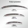 Curved Blade Jigsaw and Saber Saw Blade for Metal, Wood, Plastic, and Aluminum Cutting