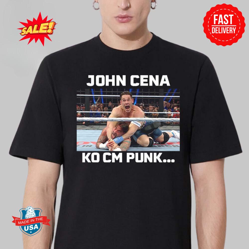 

Футболка John Cena Turn Heel KO CM Punk На WWE Elimination Chamber 2025 M