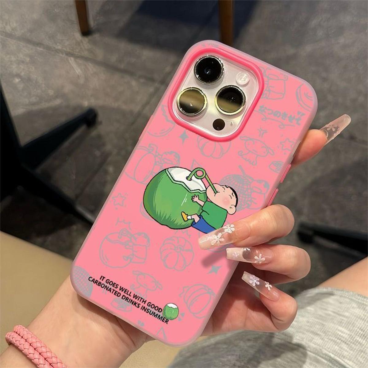 

Jelly 2-in-1 Mobile Phone Case with Heat Dissipation, Anti-sweat and Anti-fingerprint Soft Edge Internet Celebrity Goddess Simple Couple For iPhone 17PROMAX