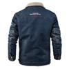 Winter Heren Cowboy Jas Warme Bontvoering Denim Dikke Jas Overjas Heren Jeans Bovenkleding Mannelijk Dik Losse Kraag Plus Jassen