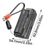 Metal Battery Chargers Case 21700 Battery and PD22.5W Fast Charge Real Time Monitoring Mobile Power Box