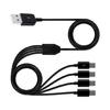 Multi Charging Cable USB C Splitter Cable 4 in 1 Fast Charging Cord Cable