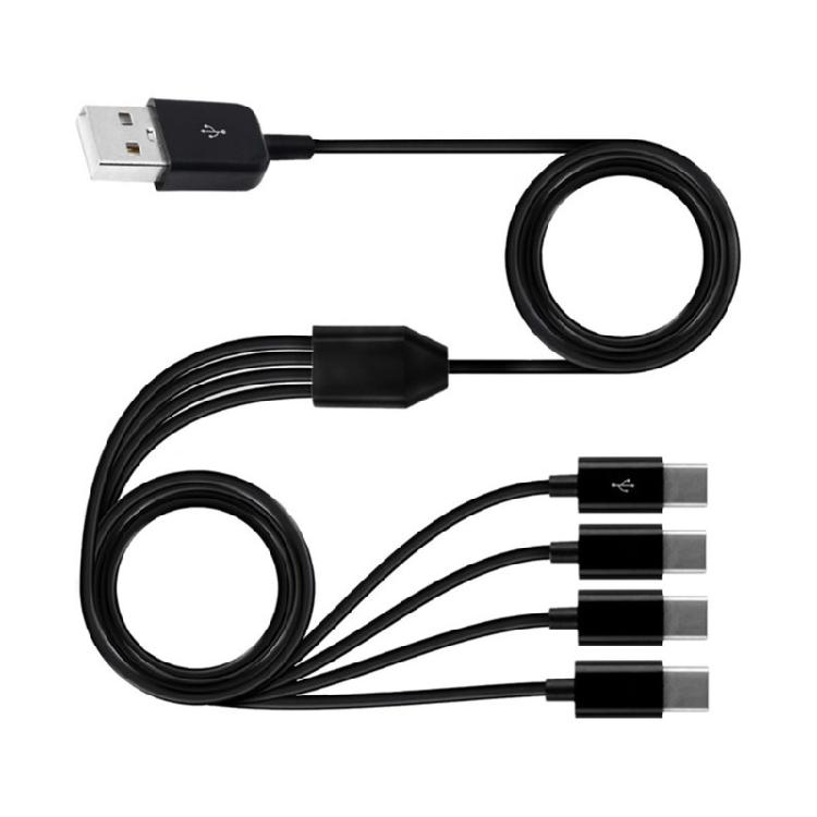 Multi Charging Cable USB C Splitter Cable 4 in 1 Fast Charging Cord Cable