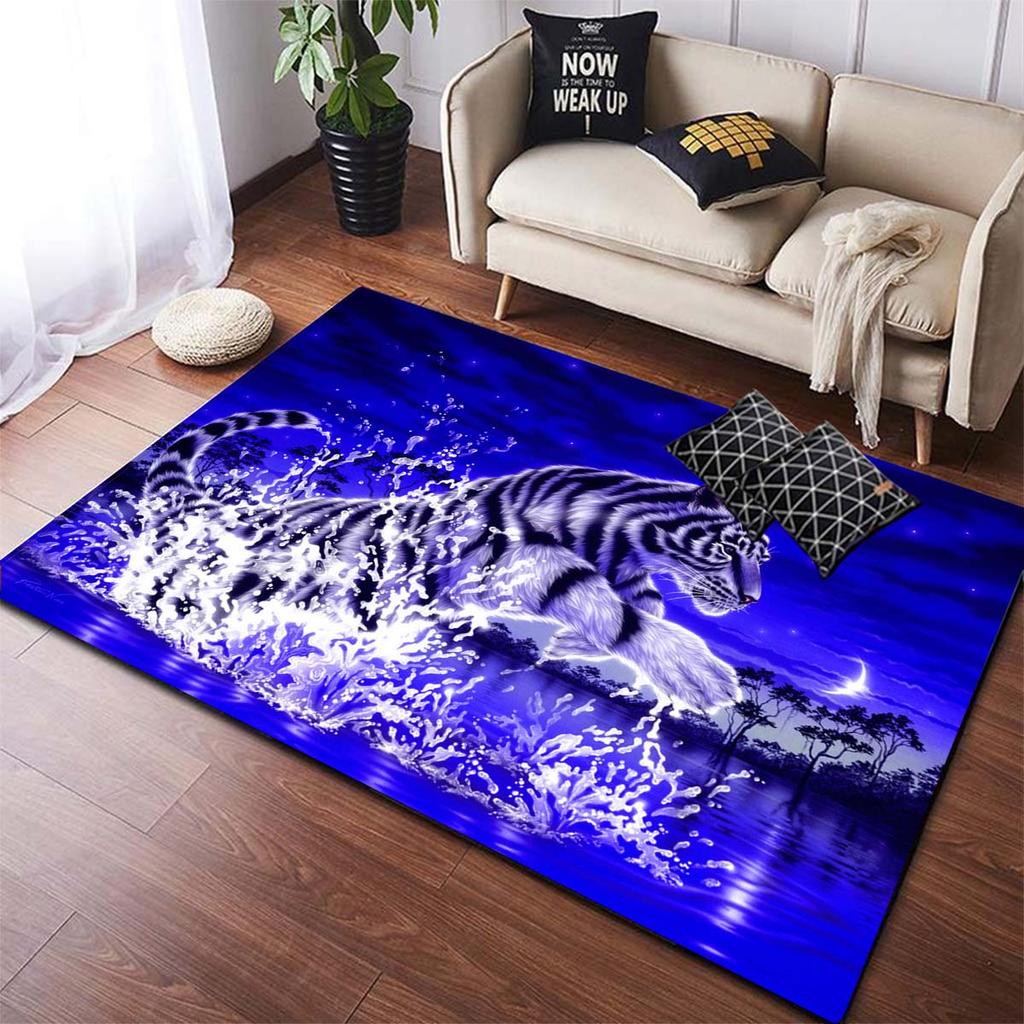 Tiger Carpet Room Mat Bathroom Floor Waterproof Carpet Mat Rugs for Bedroom Carpets for Living Room Area Rug Kitchen Mat