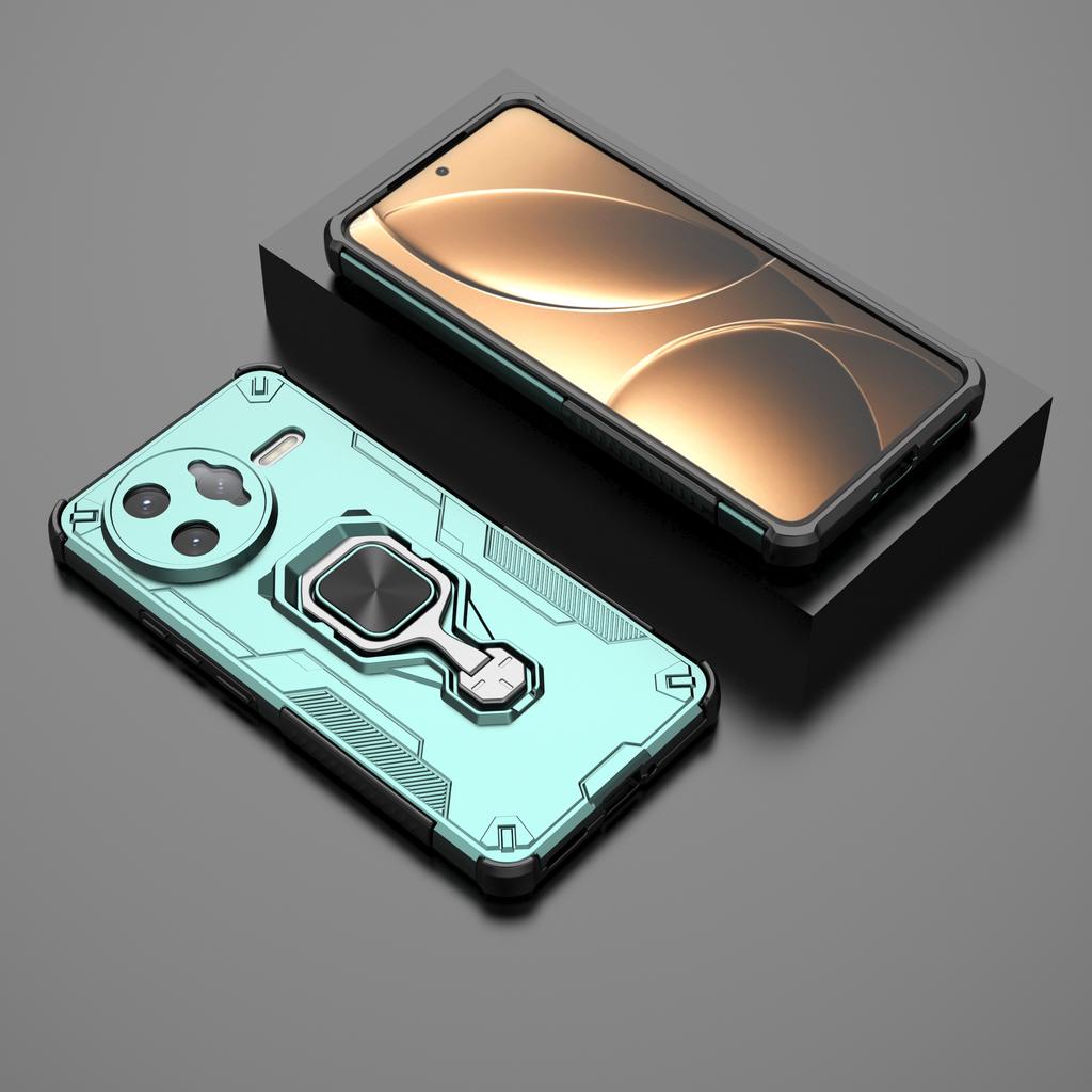 For Xiaomi Redmi K80 Pro 5G/Poco F7 Ultra 5G Case Rotatable Ring Kickstand PC + TPU Shockproof Phone Cover