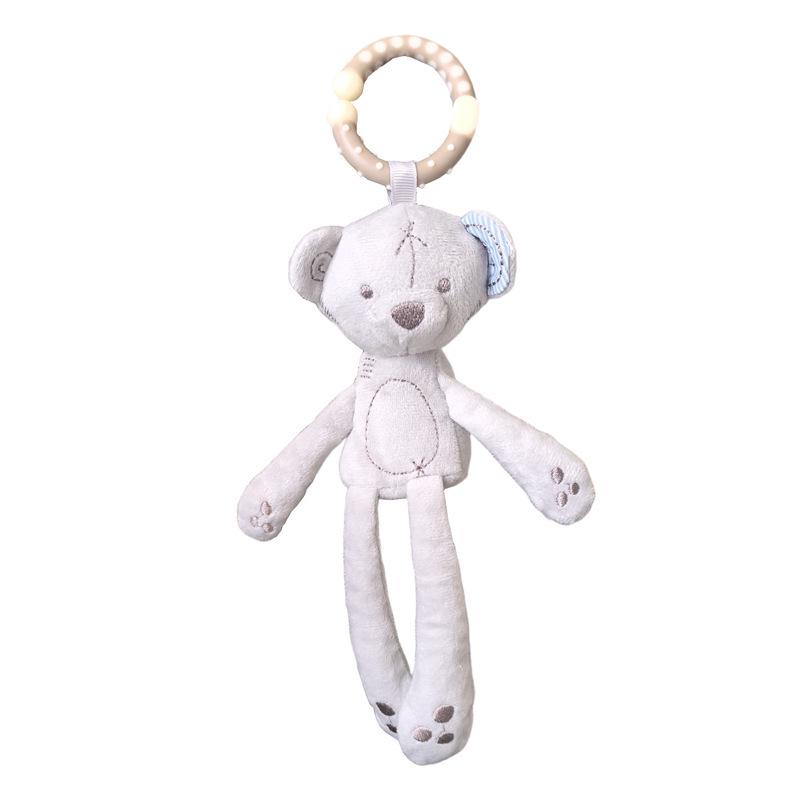 

Plush Baby Mobile: Comfort Doll Pendant with Rabbit and Bear for Crib Hanging