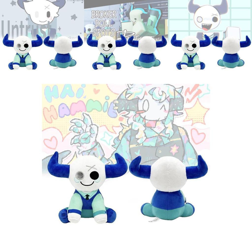 Adorable The Broker Plush Game Merchandise Blue Corner Plush Toy Doll Cuddly Soft