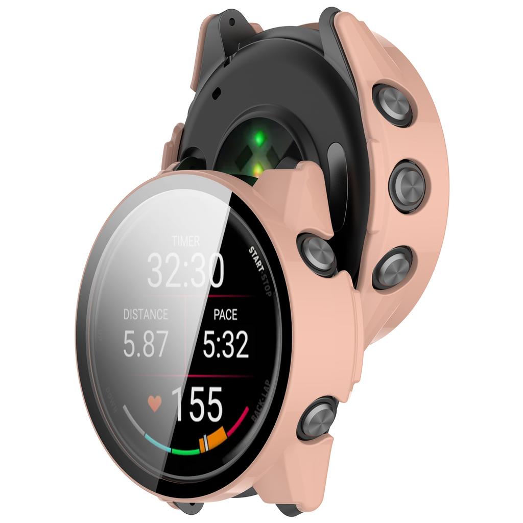 Plně ochranné pouzdro pro Garmin Forerunner 970 Ochranné pouzdro na displej pro Forerunner 970 Kryt PC 2v1 Skořepina+Fólie z tvrzeného skla