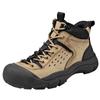 Fashion Genuine Leather Mens Hiking Shoes Anti Slip Mens Boots Outdoor Sneakers Comfortable Climbing Hunting Trekking Camping Shoes Blac