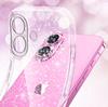 CASE for IPHONE 17 SILICONE GLITTER SHINE glitter 2mm CASE + 9H GLASS