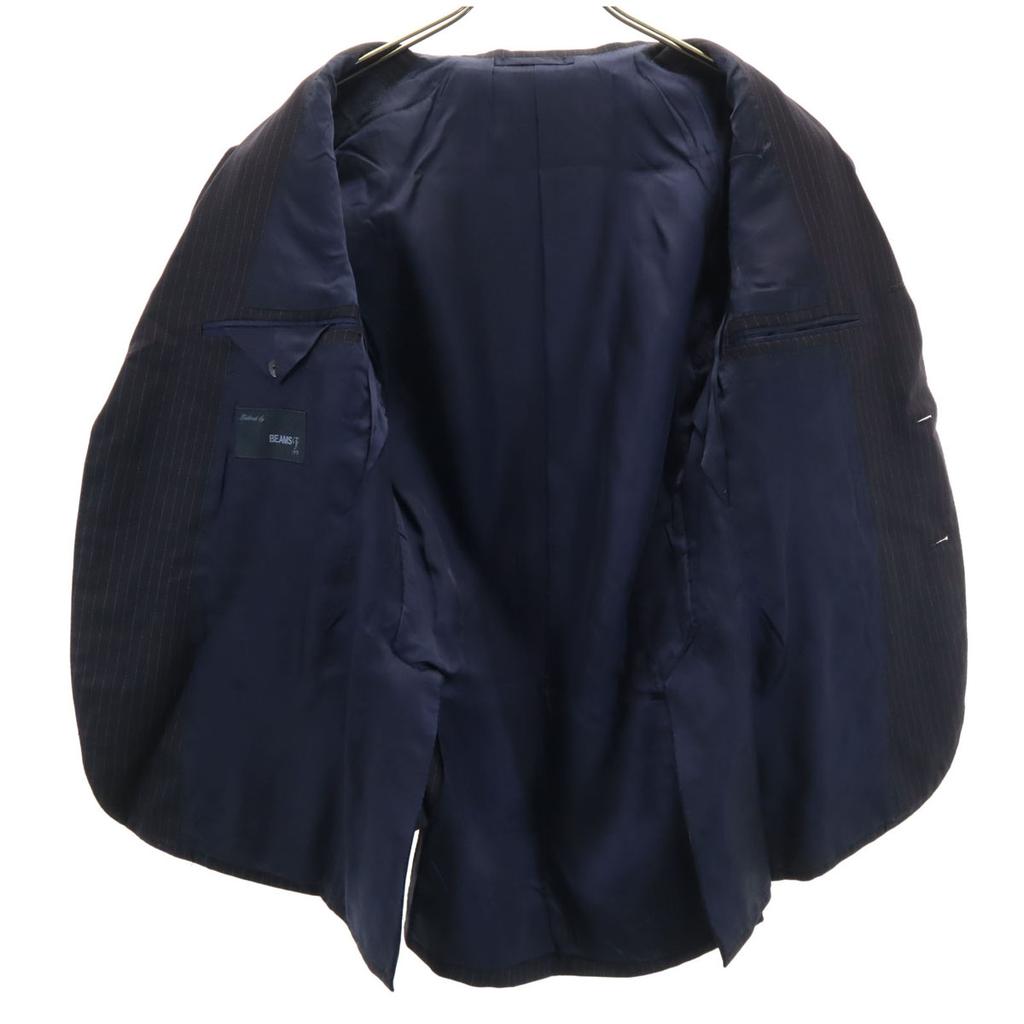 BEAMS F Made in Japan Gestreifter Anzug Set 93 Marineblau Herren Gebraucht