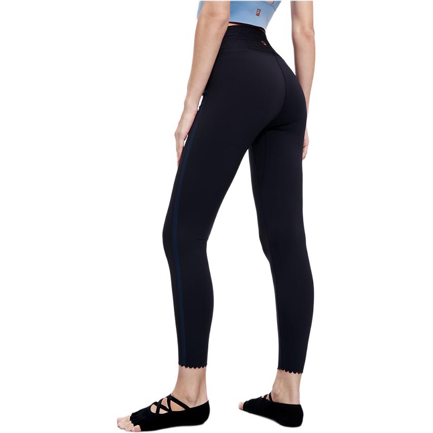 FILA Solid Color Slim Fit Sports Fitness Long Pants Women bottoms Dark-Blue A11W311606F-NV