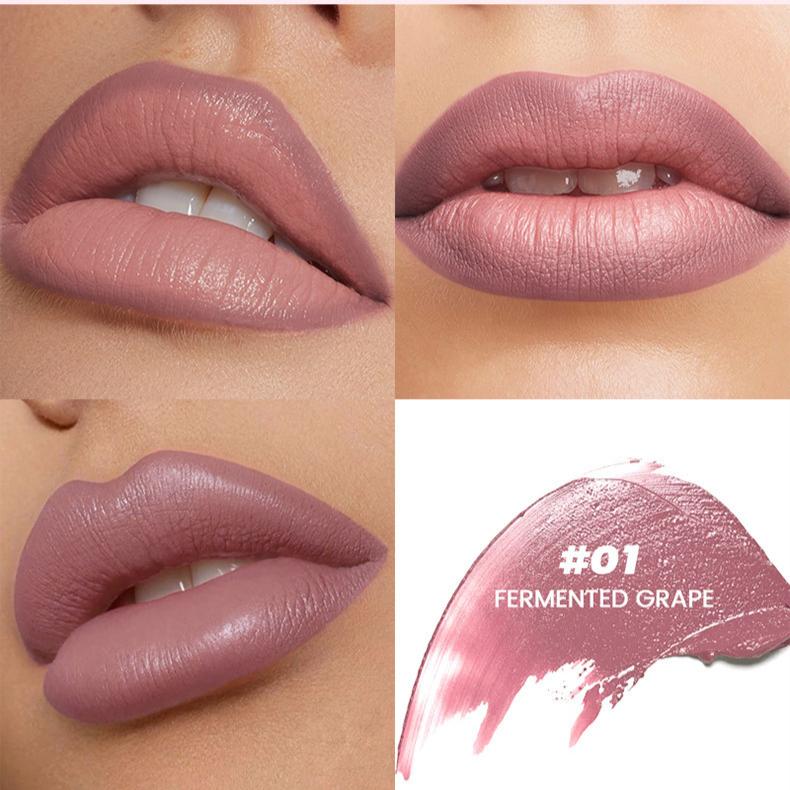 2-in-1 Matte Lipstick and Lip Liner Cone Tip Velvet Lipstick Pencil Silky Texture Waterproof Long-lasting Lipsticks Lip Combo Liner Lip Liner Stick