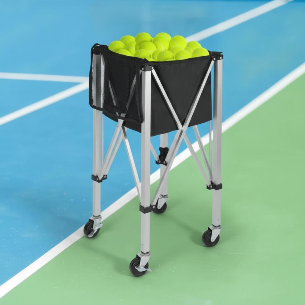 Tennis Ball Cart Long-Lasting Equipment Sturdy for Coaches, Athletes