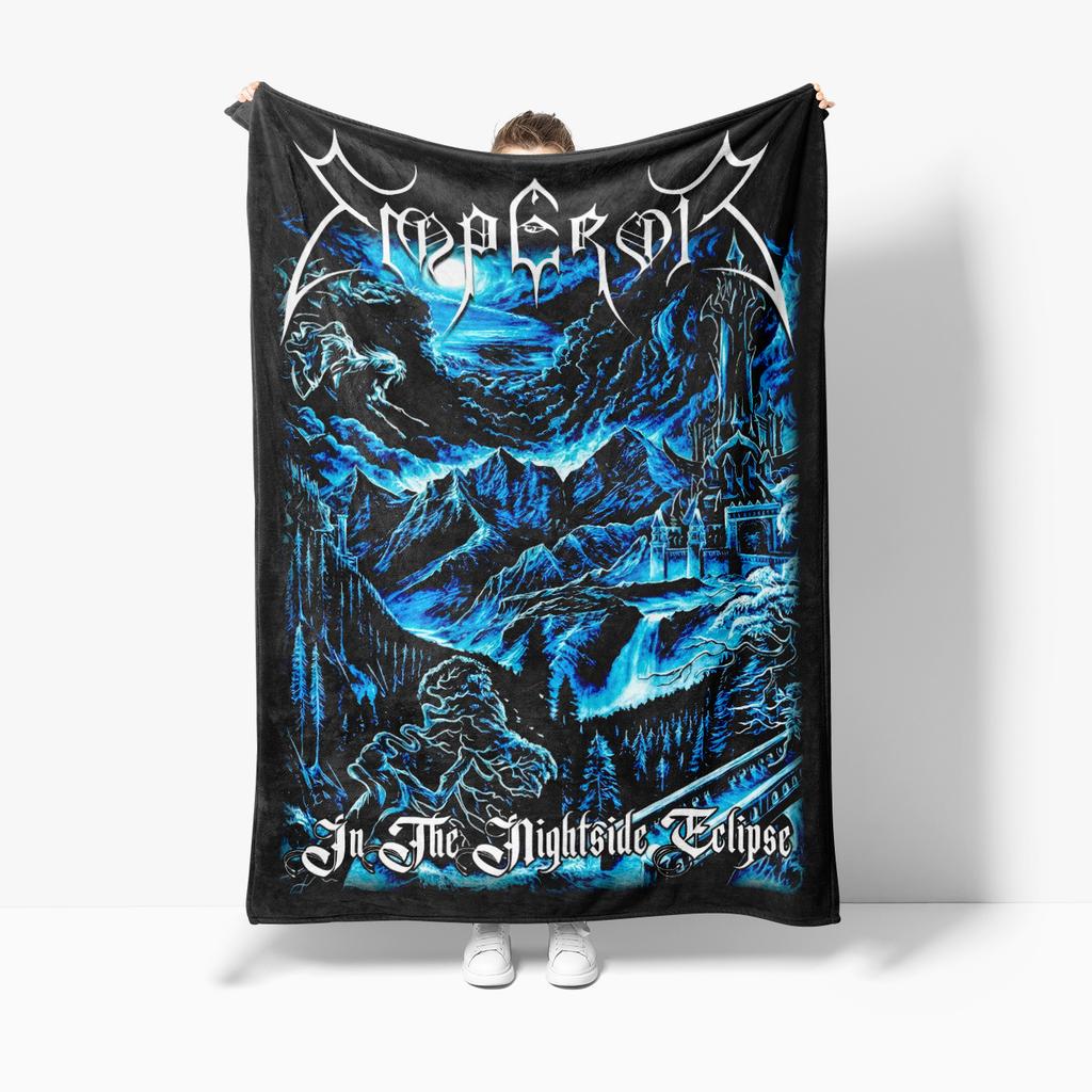 Black Metal Band Rock Music Prints Blanket, Can Be Used As Bed Sheet Cover Blanket, Nap Blanket, Pet Blanket