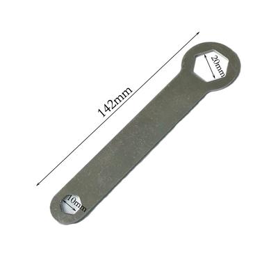 1 Τεμάχιο 142mm Για 110 Μηχανή Cloud Stone Γαλλικό Κλειδί Ανοιχτού Άκρου Κλειδί Πλάκας Πίεσης Σιδερένιο Εργαλείο Κλειδί Πλάκας Πίεσης Κοπής Πέτρας