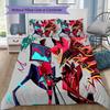 Hazbin Hotel Pattern Bedding,Quilt Set Quilt Cover Pillowcase Home Birthday Gift (1*duvet cover+2*pillowcase,without core)FSJT261012161