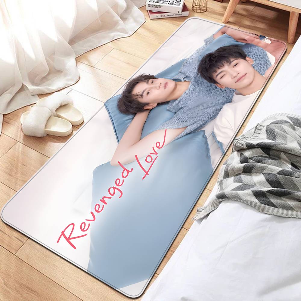 R-Revenged Love Movie 2024 Floor Mat Anti-slip Absorb Water Long Strip Cushion Bedroon Mat Alfombra