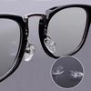 2/200Pcs Oval Eyeglass Nose Bracket Women Men DIY Clear Non-Slip Silicone Nose Pads Fashion Comfortable Daily Soft Nose Bracket