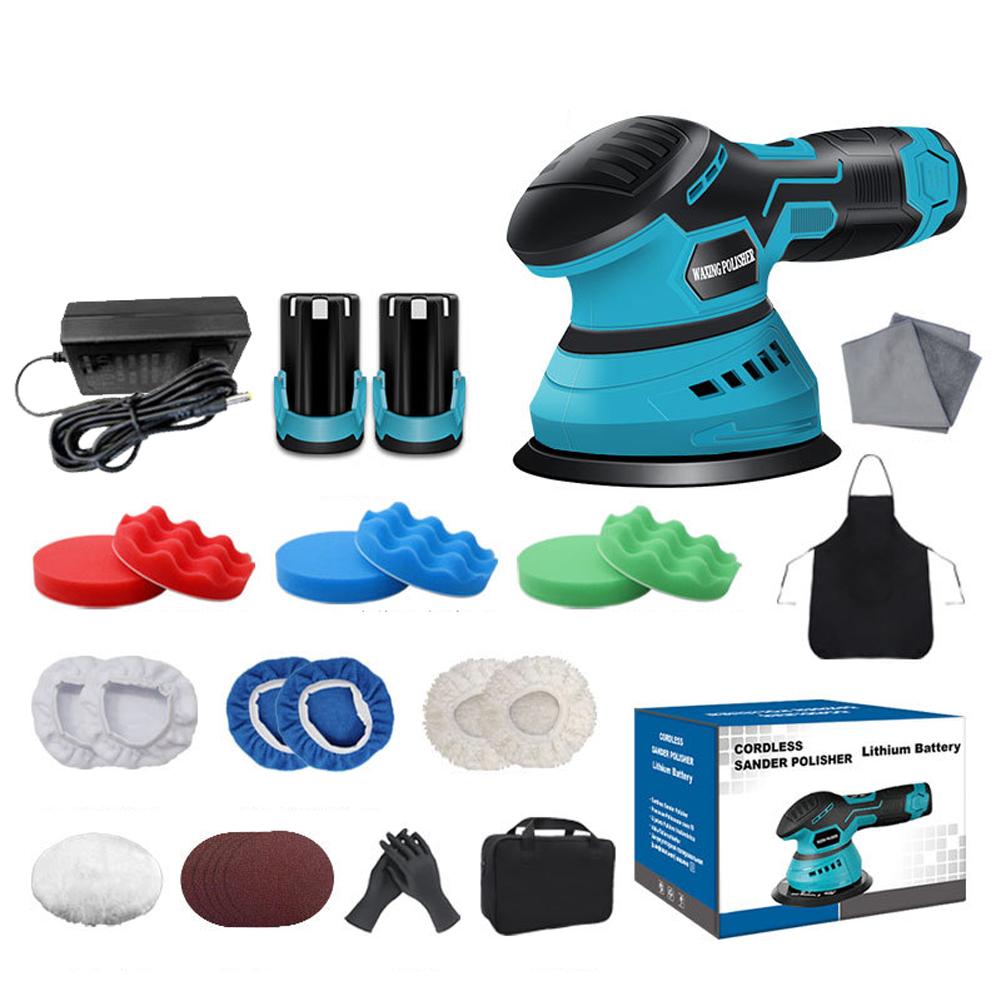 Cordless Car Polisher Electric Auto Polishing Machine Multifunctional Home Cleaning Metal Waxing