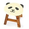 Wooden Chair, Round Stool (Panda Pattern), Interior Furniture, Natural Goods