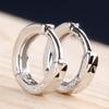 S   Copper Hoop Earrings Classic Cut Arrow Mini Loop Circle Small For Women Mens Jewelry Wedding Holiday Gift