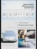 Car Half Cover: Glass Antifreeze, Rain & Frost Protection, Sunshade & Heat Insulation, Snow Shield