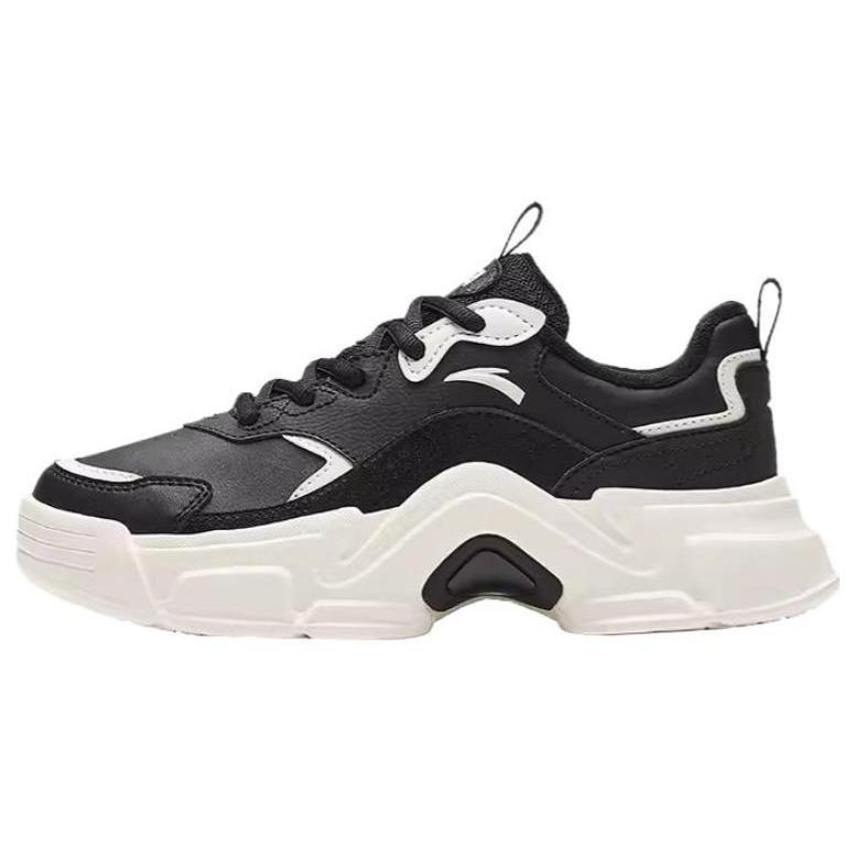 

Anta Abrasion Resistant Low top Casual Shoes Women s Black White 922328816-6 40
