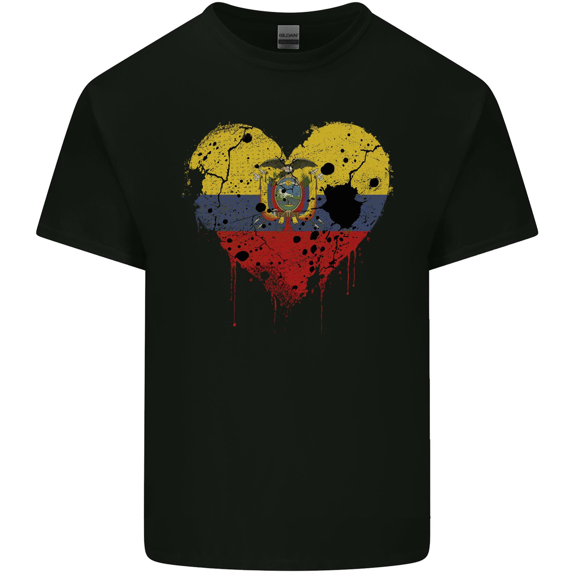 Love Ecuador Flag Ecuadorian Day Football Unisexs Light Cotton TShirt S