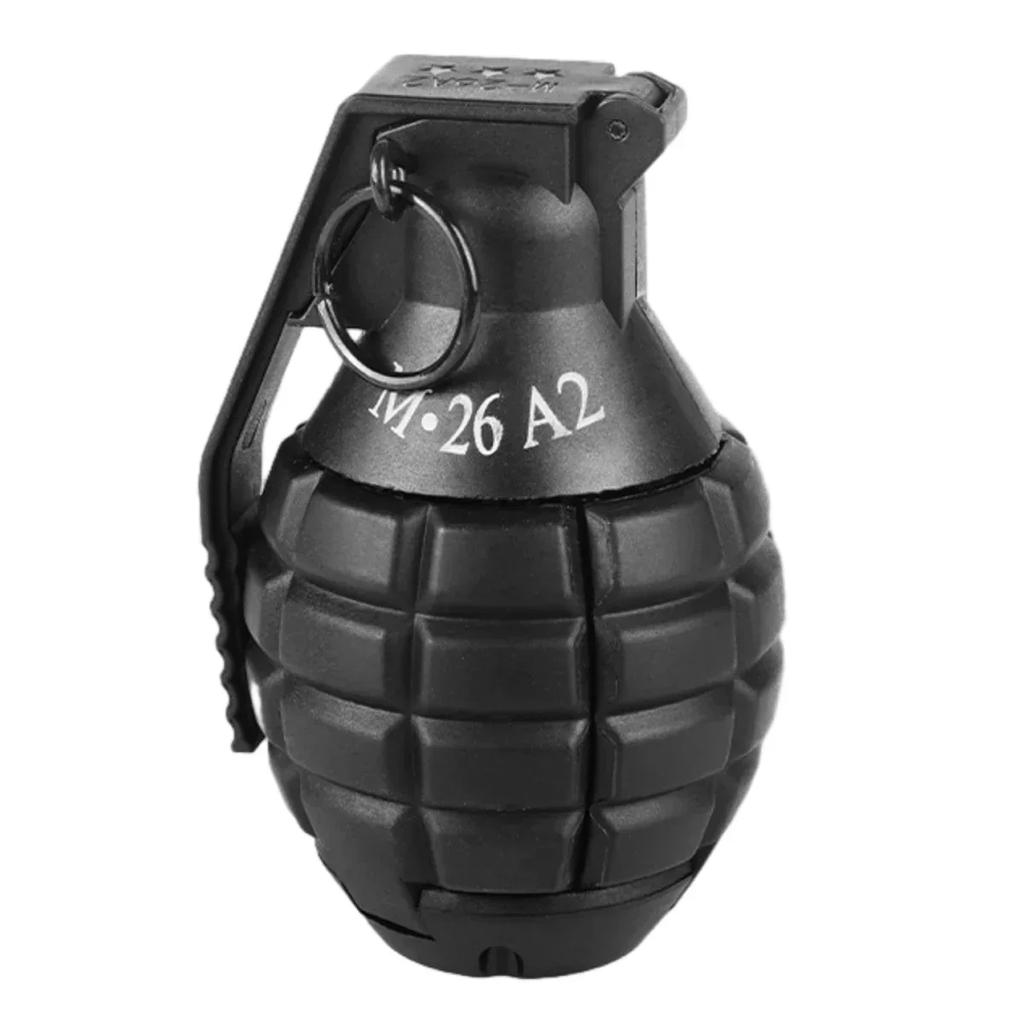 1/3PCS M26a2 Nylon Grenade Model Explosion Grenade Toy, Airsoft Grenade Model, Anti-Fall, Refillable, Gel Ball, Confetti, Flour
