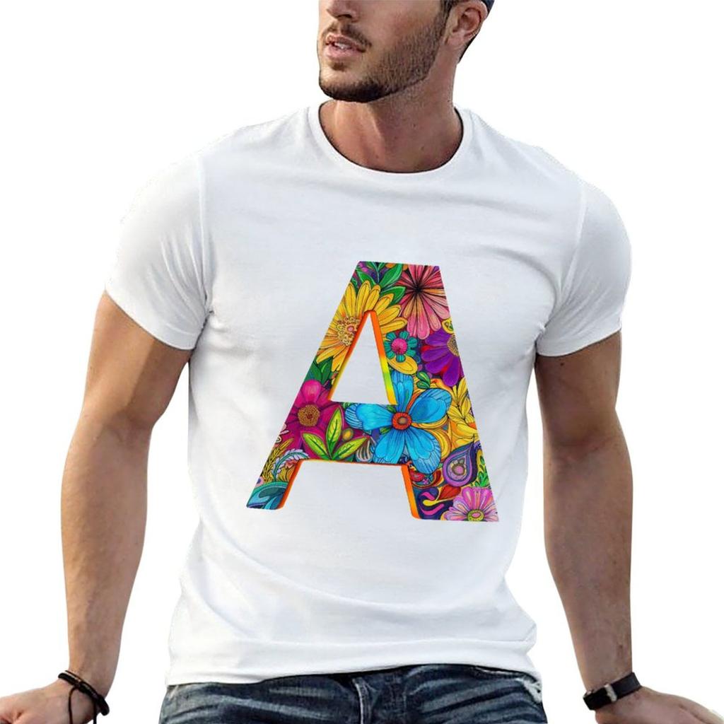 Monogram A Amity T-Shirt Man T Shirts for Men Casual Man T Shirts Cotton G Man T Shirts for Men
