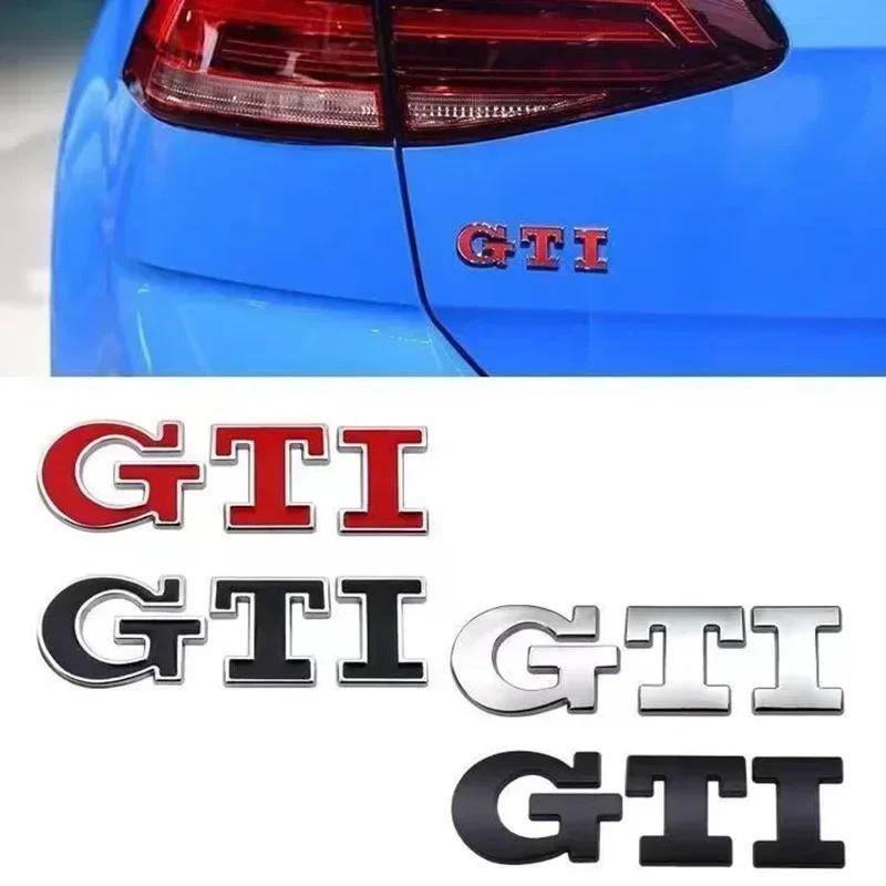 2026 New For VW VOLKSWAGEN for Volkswagen VW Metal GTI Logo Car Rear Trunk Emblem Side Sticker Golf 4 5 6 7 8 Polo Jetta Tiguan