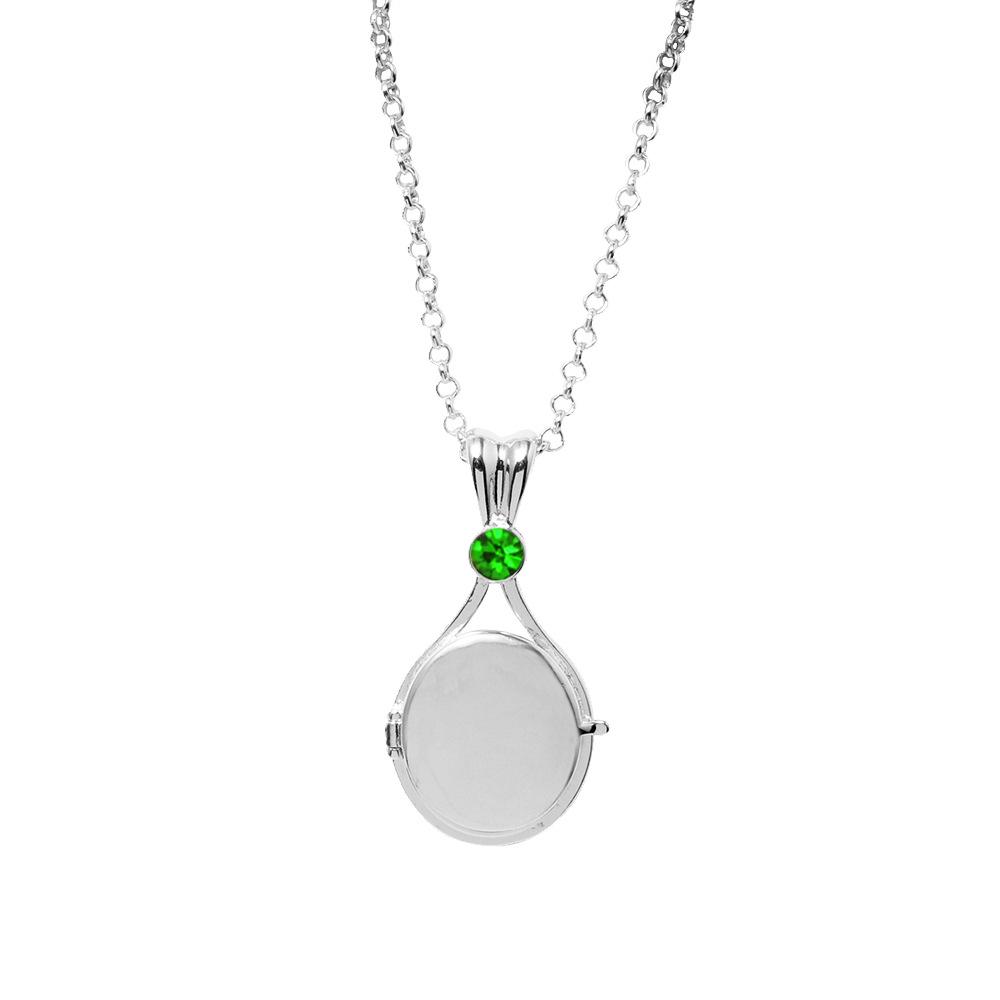 

H2O Footprints in the Sand Mermaid Seashell Magnetic Necklace Pendant Magnetic Openable